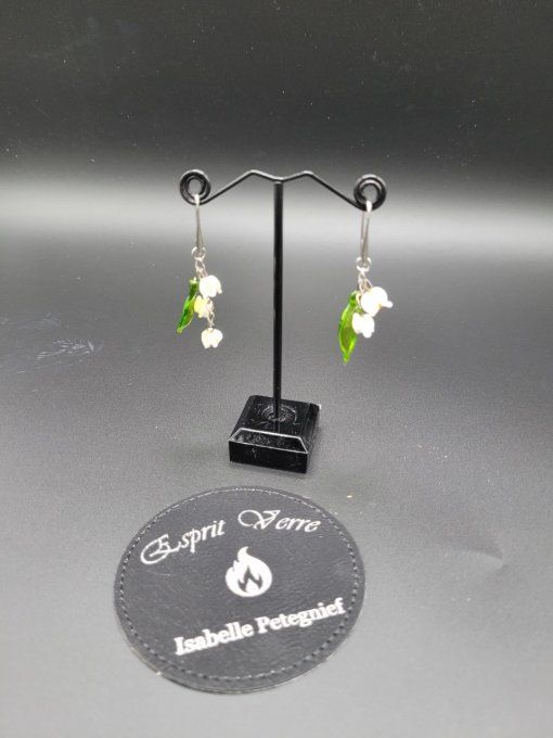 Boucles d'oreilles muguet