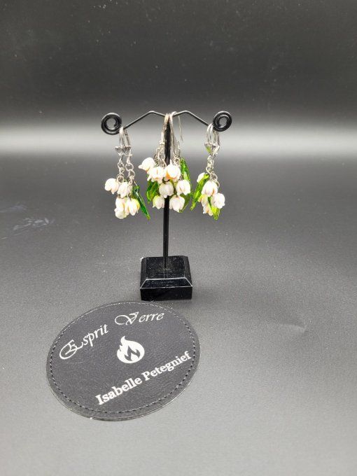 Boucles d'oreilles muguet