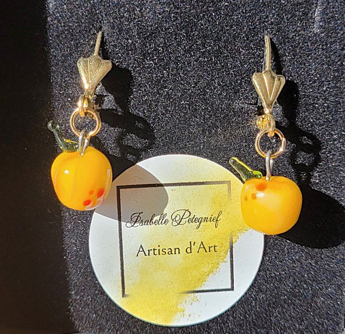 Boucles d'oreilles mirabelles