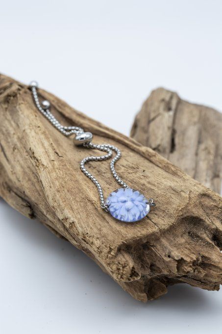 Bracelet "Eclat de verre" rose